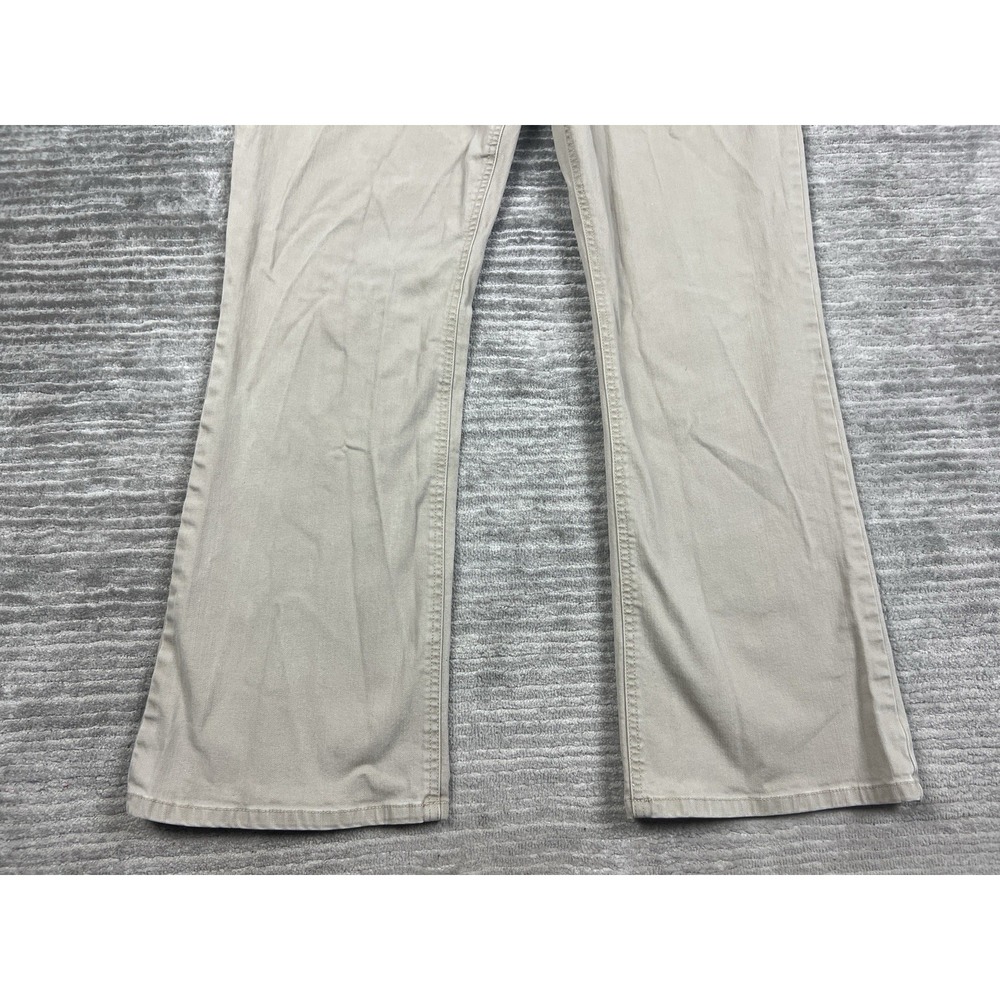 Gloria Vanderbilt Jeans Womens 16 Beige Straight Leg Denim Cotton Blend - Picture 3 of 15